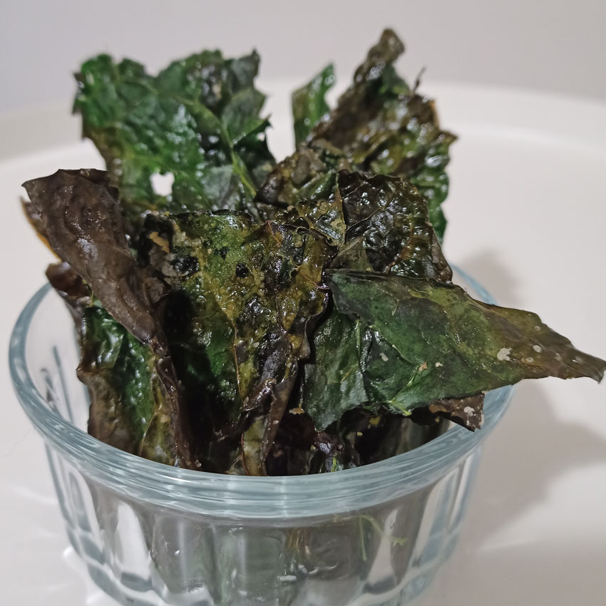 Chips di cavolo nero